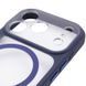Чохол TPU+PC GETMAN Moon Clear with MagSafe для Apple iPhone 17 Pro Max (6.9") Blue фото 4