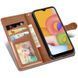 Кожаный чехол книжка GETMAN Gallant (PU) для Samsung Galaxy S24 Ultra Коричневый фото 11