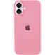 Чехол Silicone Case Full Protective (AA) для Apple iPhone 16 Plus (6.7") Розовый / Light pink