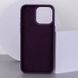 Кожаный чехол Bonbon Leather Metal Style with MagSafe для Apple iPhone 12 Pro Max (6.7") Фиолетовый / Dark Purple фото 2
