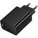 СЗУ Hoco CS94A Leader PD20W+QC3.0 (1USB-A/1C) Black фото 3