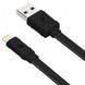 Дата кабель Hoco X5 Bamboo USB to Lightning (100см) Чорний фото 3