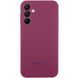 Чохол Silicone Cover Lakshmi Full Camera (AAA) with Logo для Samsung Galaxy S24+ Бордовий / Plum фото 1