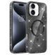 Чохол TPU Eclipse Sparkle Magnetic Fit для Apple iPhone 16 (6.1") Black