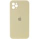 Чохол Silicone Case Square Full Camera Protective (AA) для Apple iPhone 11 Pro Max (6.5") Жовтий / Mellow Yellow