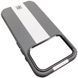 Кожаный чехол Rally with MagSafe для Apple iPhone 17 Pro Max (6.9") Grey / White фото 2