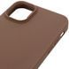 TPU чохол Carbon Protective with Magnetic Fit для Apple iPhone 12 Pro Max (6.7") Coffee фото 4
