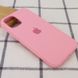 Чехол Silicone Case Full Protective (AA) для Apple iPhone 12 Pro / 12 (6.1") Розовый / Light pink фото 2