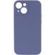 Чехол Silk Full Camera Protective (AA) NO LOGO для Apple iPhone 13 (6.1") Серый / Lavender Gray
