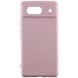 Чехол Silicone Cover Ummi Lakshmi Full Camera (AA) для Google Pixel 7a Розовый / Pink Sand