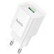 СЗУ Hoco C145A Charm QC3.0 18W (1USB-A) White фото 1