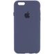 Чехол Silicone Case Full Protective (AA) для Apple iPhone 7 / 8 / SE (2020) (4.7") Темный Синий / Midnight Blue фото 1