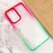 Чехол TPU+PC Fresh sip series для Motorola Moto E13 Салатовый / Розовый фото 3