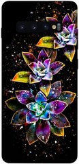 Чехол itsPrint Flowers on black для Samsung Galaxy S10+
