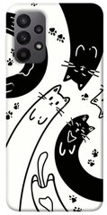 Чохол itsPrint Чорно-білі коти для Samsung Galaxy A23 4G