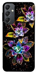 Чохол itsPrint Flowers on black для Samsung Galaxy A24 4G