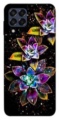 Чехол itsPrint Flowers on black для Samsung Galaxy M33 5G