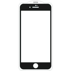 Защитное стекло SKLO 5D (тех.пак) для Apple iPhone 7 plus / 8 plus (5.5") Черный / Белая подложка