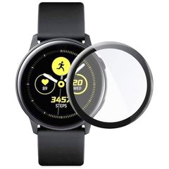 Полімерна плівка 3D (full glue) (тех.пак) для Samsung Galaxy Watch Active 2 40mm Чорний