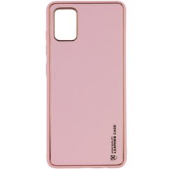 Кожаный чехол Xshield для Xiaomi Redmi Note 10 / Note 10s Розовый / Pink