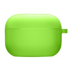 Уцінка Силіконовий футляр з мікрофіброю для навушників Airpods 3 Дефект упаковки / Салатовий / Neon Green