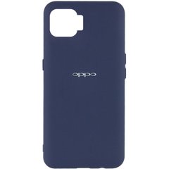 Чехол Silicone Cover My Color Full Protective (A) для Oppo A73 Синий / Midnight blue
