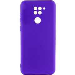 Чохол Silicone Cover Lakshmi Full Camera (A) для Xiaomi Redmi Note 9 / Redmi 10X Синій / Iris