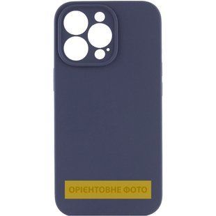 Чехол Silk Full Camera Protective (AA) NO LOGO для Apple iPhone 17 Air (6.5") Темно-синий / Midnight blue