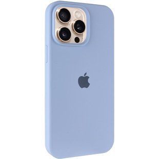 Чехол Silicone Case Full Protective (AA) для Apple iPhone 13 Pro Max (6.7") Голубой / Lilac Blue