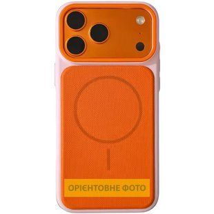 Чехол TPU TechWoven Hybrid with MagSafe для Apple iPhone 16 Pro Max (6.9") Pink / Orange
