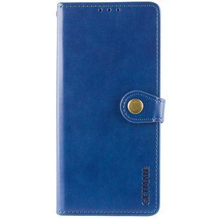 Шкіряний чохол-книжка GETMAN Gallant (PU) для Xiaomi Redmi Note 14 5G Синій