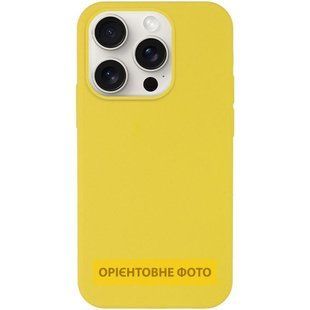 Чехол Silicone Case Full Protective (AA) NO LOGO для Apple iPhone 17 Air (6.5") Желтый / Yellow