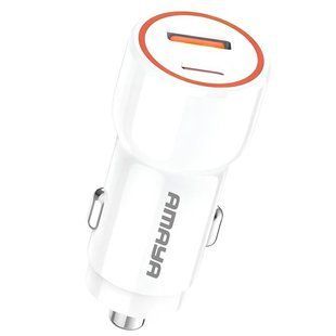 АЗУ Amaya ACC-04 PD22.5W+QC3.0 total 37.5W (1USB-A/1C) White