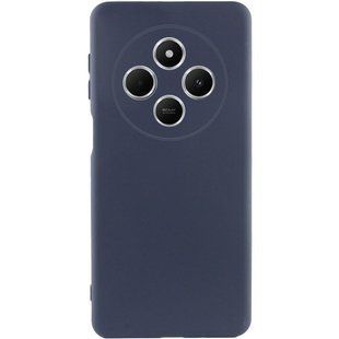 Чехол TPU GETMAN Liquid Silk Full Camera для Xiaomi Redmi 14C / Poco C75 Синий / Midnight Blue