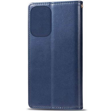 Шкіряний чохол книжка GETMAN Gallant (PU) для ZTE Blade A72 Синій