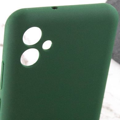 Чехол Silicone Cover Lakshmi Full Camera (AA) для Samsung Galaxy A06 Зеленый / Dark green