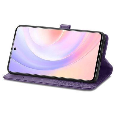 Кожаный чехол (книжка) Art Case с визитницей для TECNO POP 4 Фиолетовый