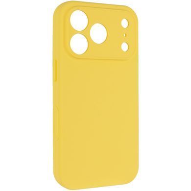 Чехол Silk Full Camera Protective (AA) NO LOGO для Apple iPhone 17 Pro Max / 18 Pro Max (6.9") Желтый / Yellow
