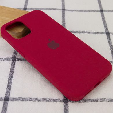 Чохол Silicone Case Full Protective (AA) для Apple iPhone 12 Pro / 12 (6.1") Червоний / Rose Red