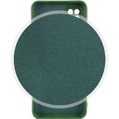 Чехол TPU GETMAN Liquid Silk Full Camera для Xiaomi Redmi 9C Зеленый / Dark green