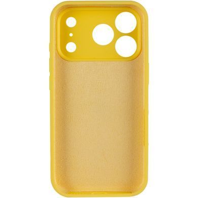 Чехол Silk Full Camera Protective (AA) NO LOGO для Apple iPhone 17 Pro Max / 18 Pro Max (6.9") Желтый / Yellow