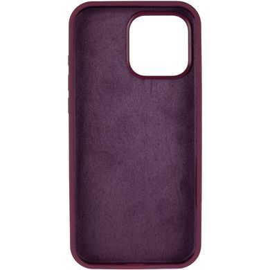 Чехол Silk Full Protective (AA) NO LOGO для Apple iPhone 16 Pro (6.3") Бордовый / Plum
