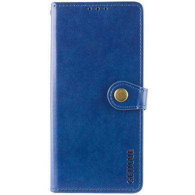 Шкіряний чохол-книжка GETMAN Gallant (PU) для Xiaomi Redmi Note 14 5G Синій