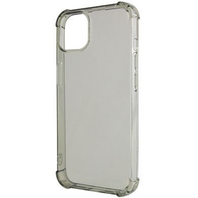 TPU чехол GETMAN Ease logo усиленные углы для Apple iPhone 14 (6.1") Серый (прозрачный)