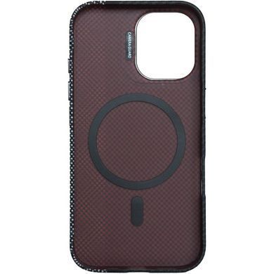 TPU чохол Pixel Craft with Magnetic Fit для Apple iPhone 16 Pro (6.3") Carbon Line