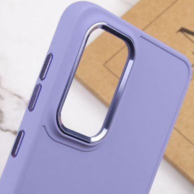 TPU чехол Bonbon Metal Style для Samsung Galaxy S23 Ultra Сиреневый / Dasheen