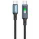 Дата кабель Amaya 111CC Type-C to Type-C 60W (1.2m) Black фото 1