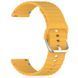 Силіконовий ремінець Wavy для Smart Watch 20mm Dark Yellow фото 2