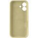 Чехол Silk Full Camera Protective (AA) NO LOGO для Apple iPhone 16 (6.1") Желтый / Mellow Yellow фото 3