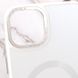 Чехол TPU+Glass Sapphire Midnight Open Camera with MagSafe для Apple iPhone 15 Plus (6.7") Белый / White фото 6